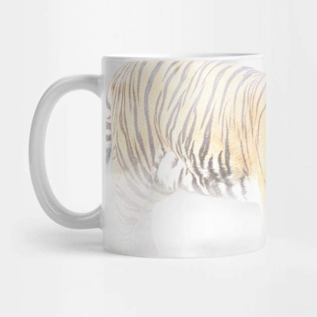 Tiger Animal Feline Wild Life Jungle Nature Freedom Travel Africa Digital Painting by Cubebox